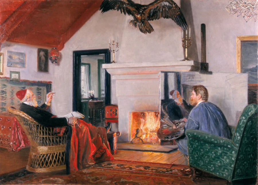 Under the sign of the eagle. -Michael Peter Ancher