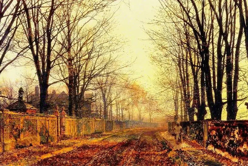 Under the Beech Trees - John Atkinson Grimshaw