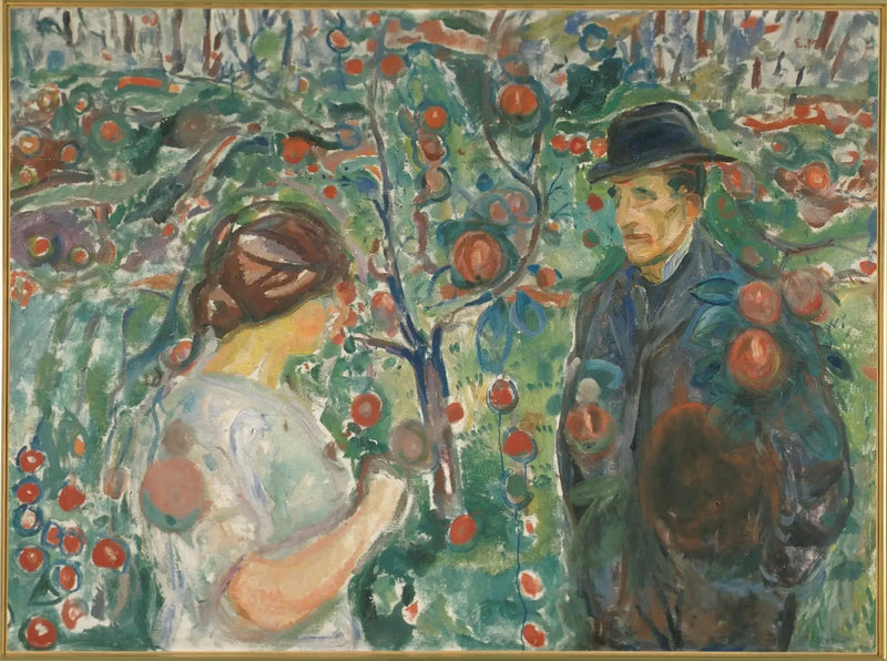 Under the Red Apples - Edvard Munch