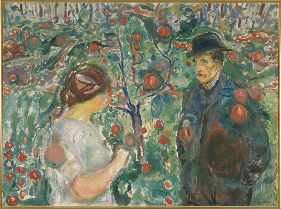 Under the Red Apples - Edvard Munch