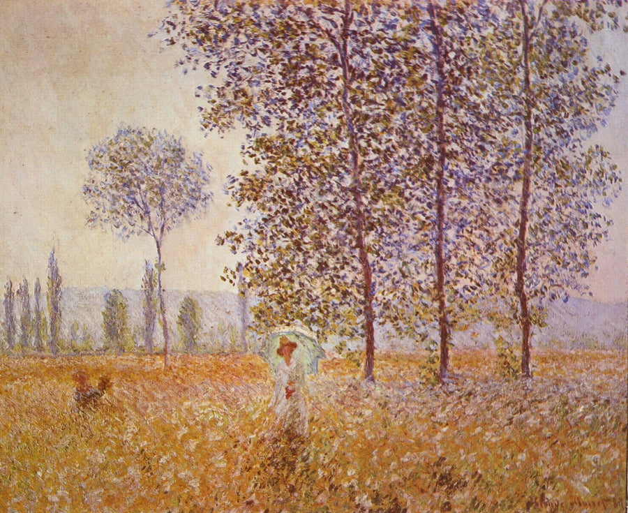 Under the Poplars - Claude Monet