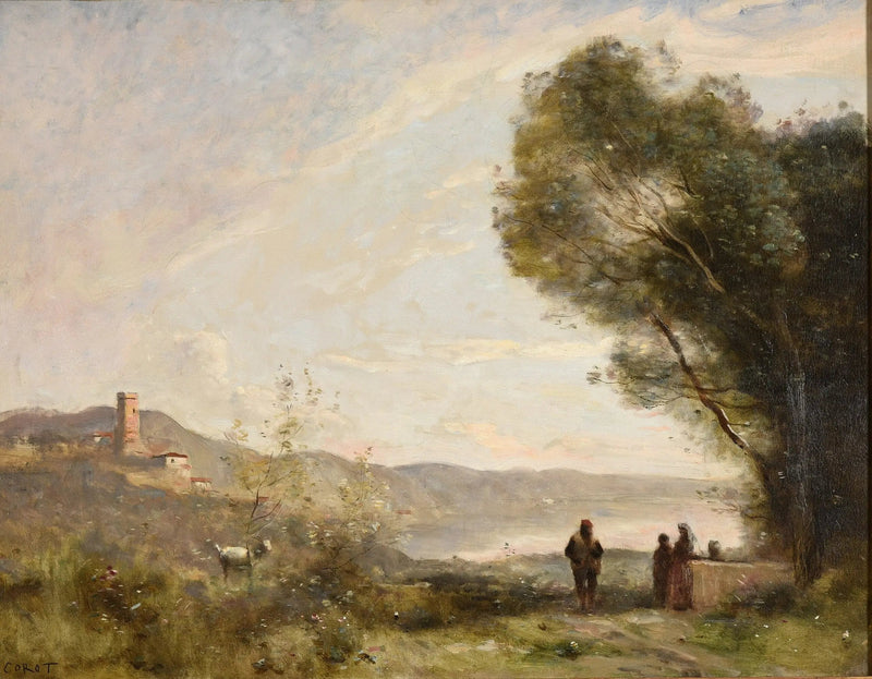 Souvenir des rives méditerranéennes - Jean-Baptiste Camille Corot