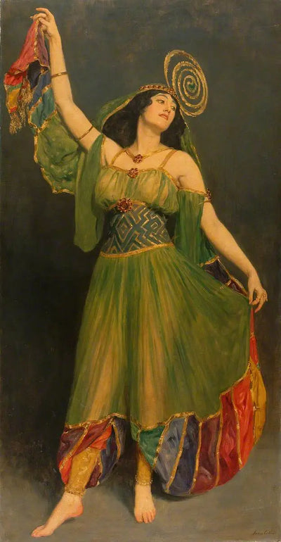 Reproduction du tableau « Souvenir of Chu Chin Chow de John Collier » par Alpha Reproduction en peinture à l’huile