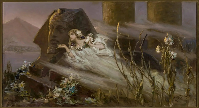 Sphinx and a Ghost Woman - Wilhelm Kotarbiński