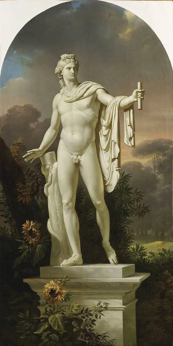 Statue of Apollo - Charles Meynier