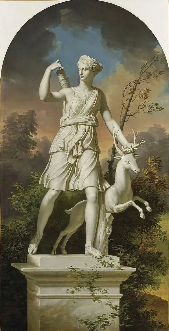 Statue of Diana - Charles Meynier