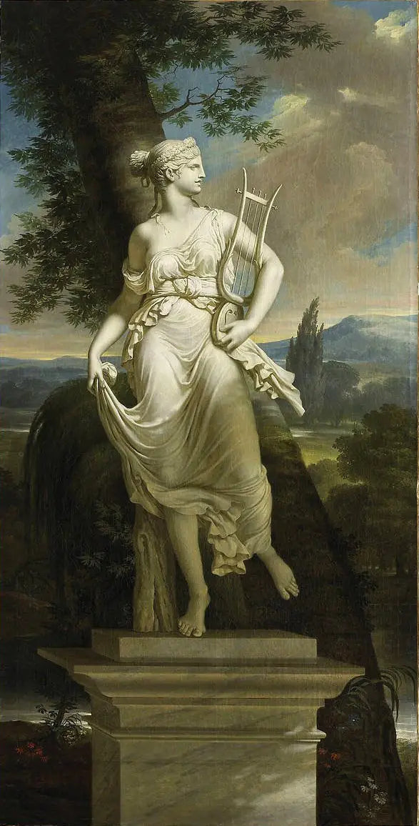 Statue of Polymnia - Charles Meynier