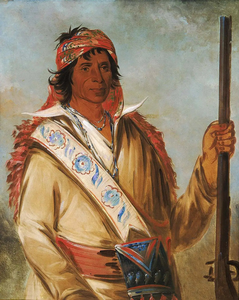 Steeh-tcha-kó-me-co, Grand Roi (called Ben Perryman), a chief - George Catlin