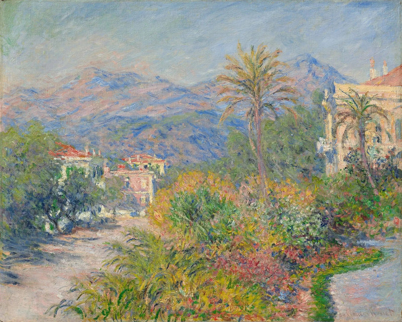 Strada Romana in Bordighera W855 - Claude Monet
