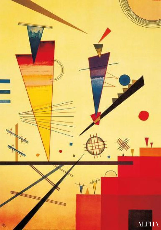 Structure joyeuse - Vassily Kandinsky - Reproductions de tableaux et peintures haut de gamme