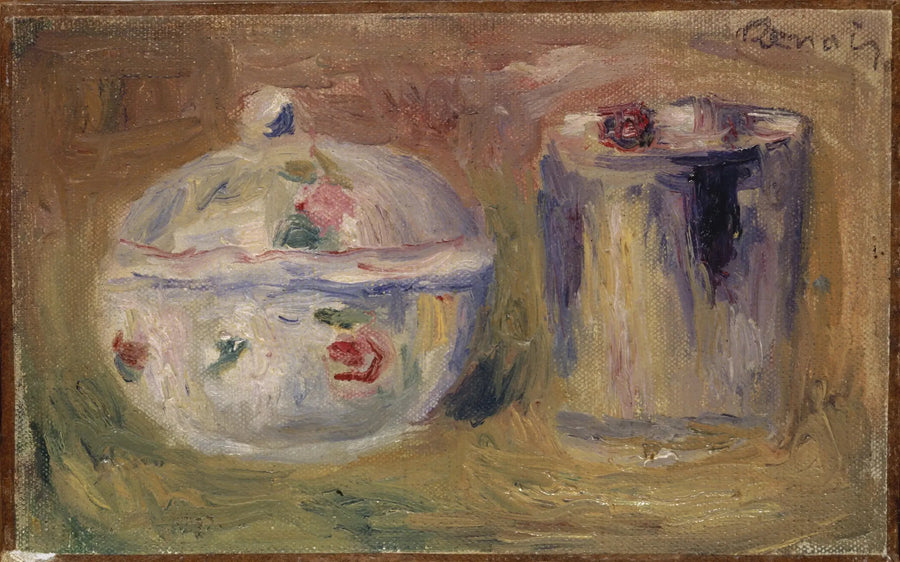 Sugar bowl and cup - Pierre-Auguste Renoir