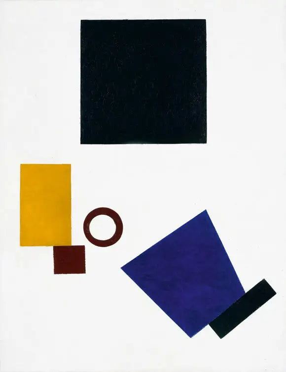 Suprematism: Self-Portrait in Two Dimensions - Kazimir Malevich