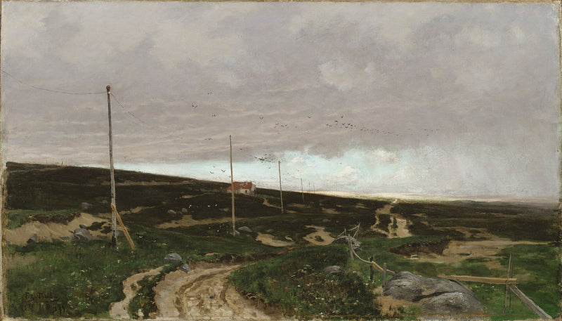 On the coast. Pattern from Jaeren, Norway - Frits Thaulow