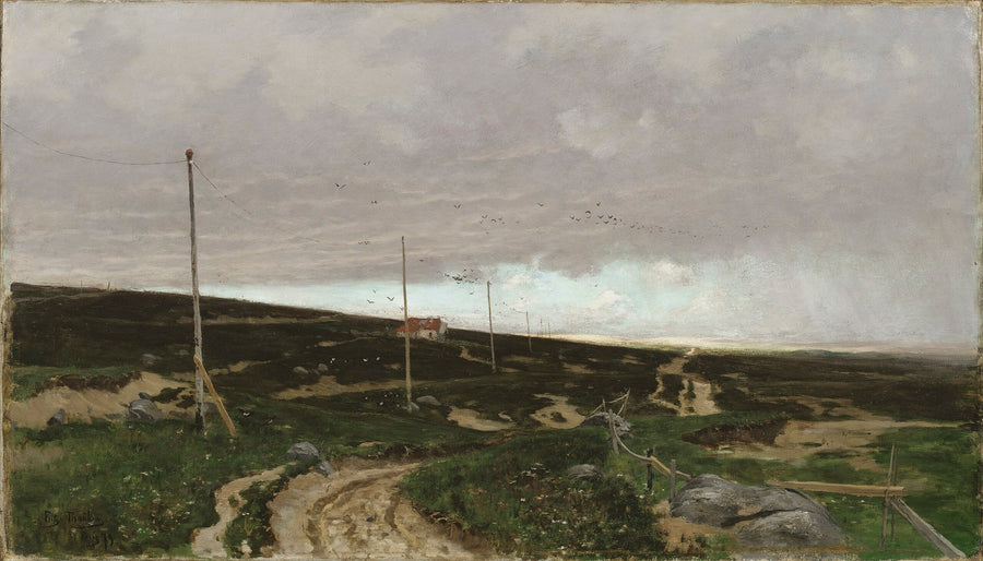 On the coast. Pattern from Jaeren, Norway - Frits Thaulow