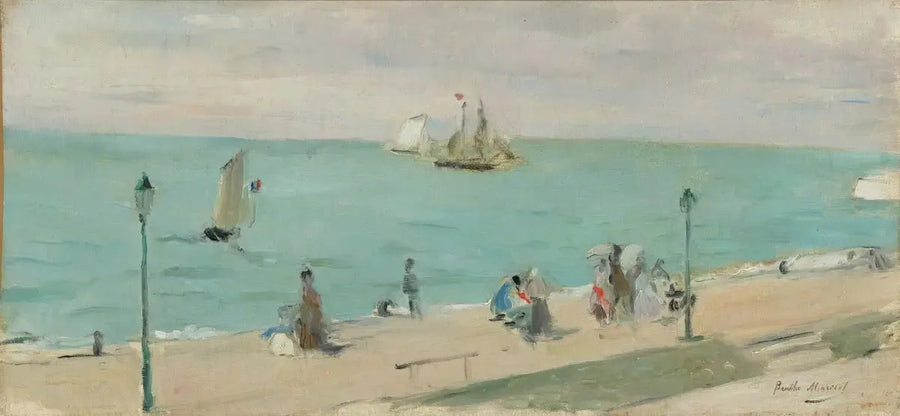 On the Beach - Berthe Morisot