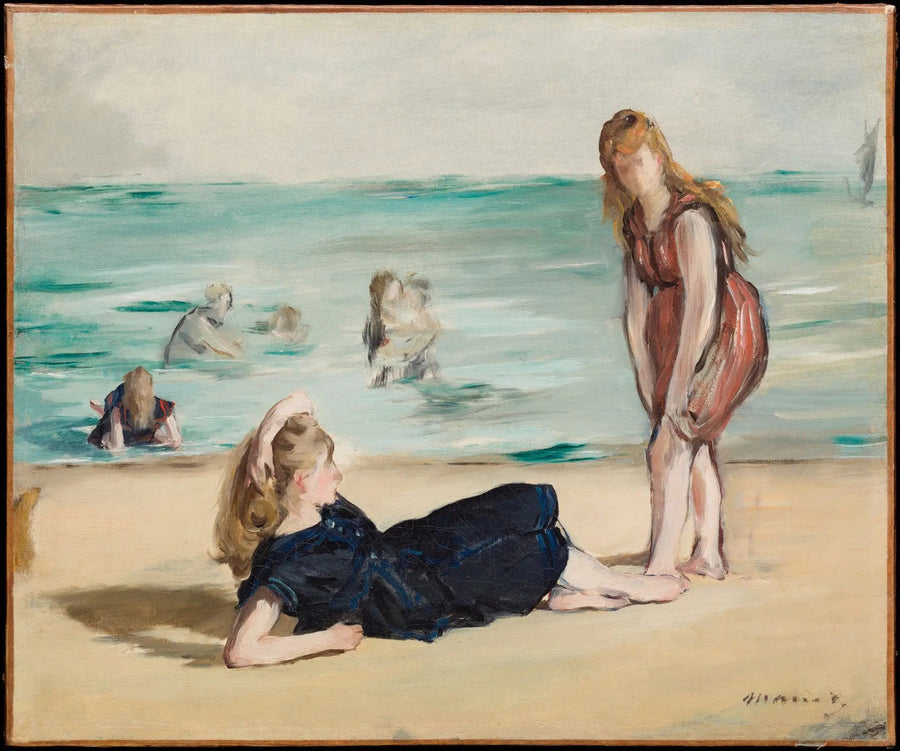 On the Beach - Édouard Manet
