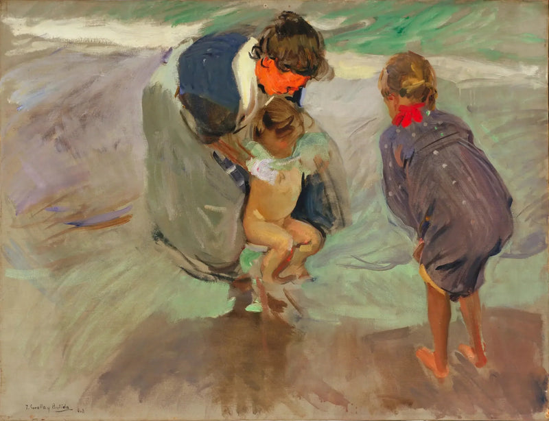 On the Beach - Joaquín Sorolla