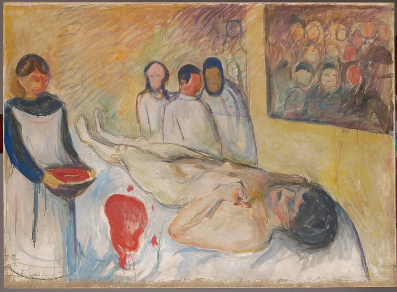 On the Operating Table - Edvard Munch