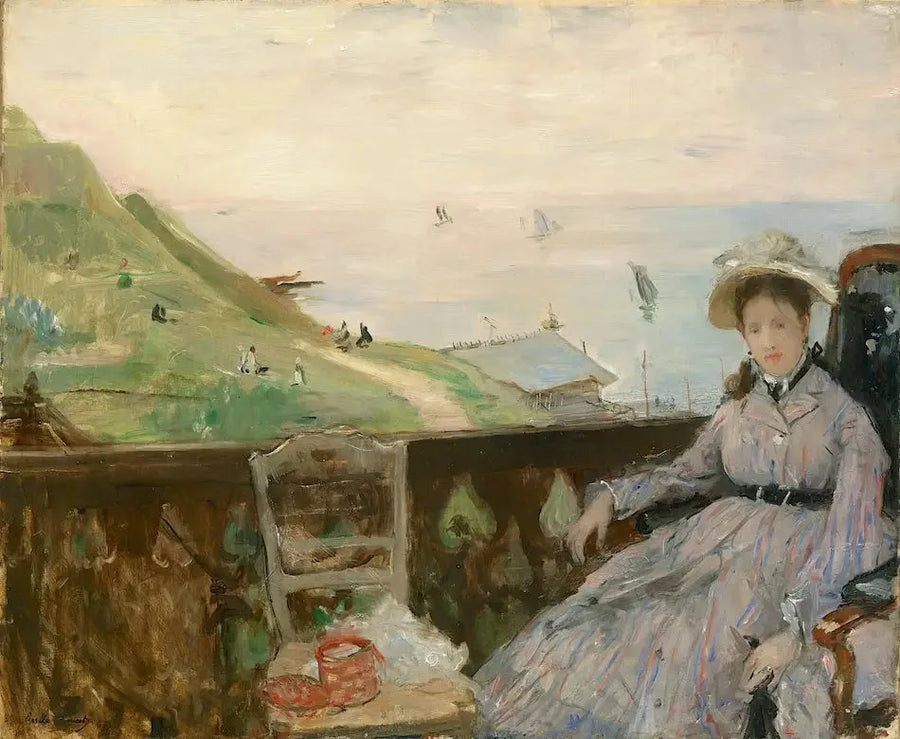 On the Terrace - Berthe Morisot