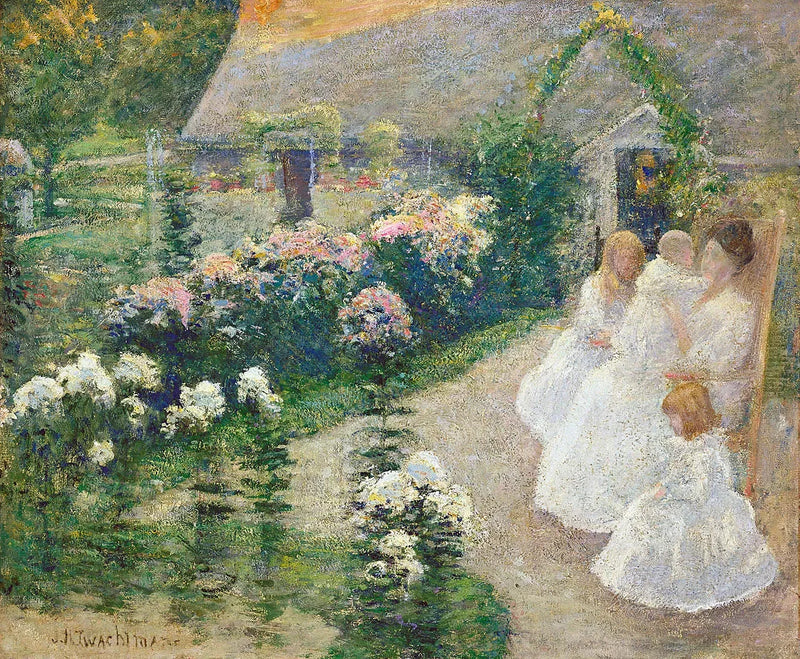 On the Terrace - John Henry Twachtman
