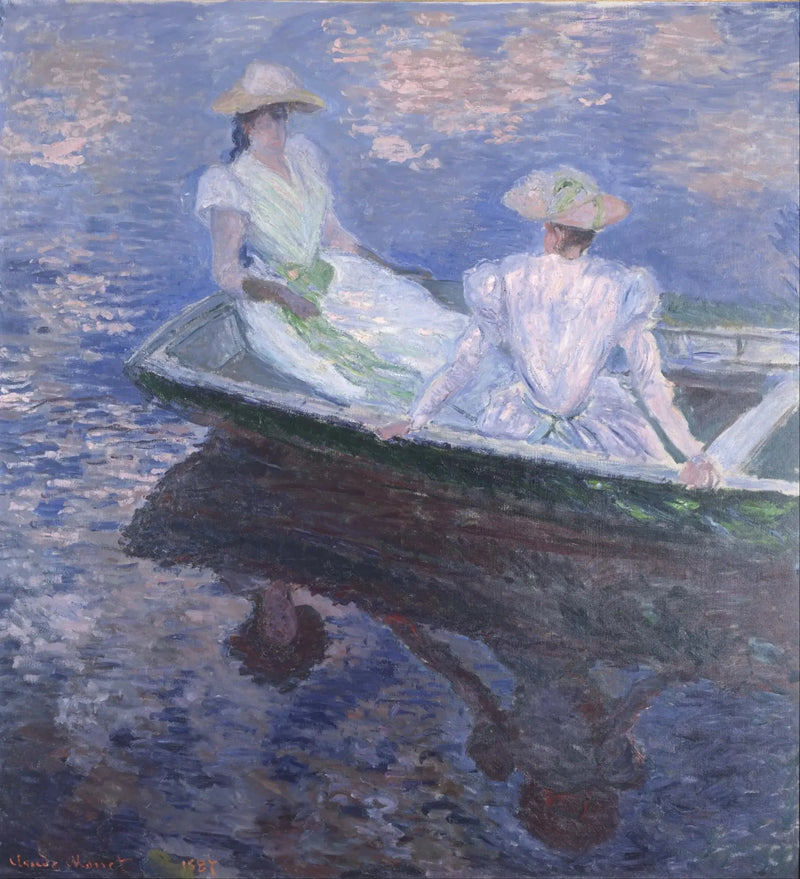 On the boat W1152 - Claude Monet