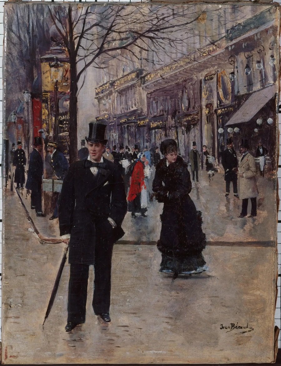 On the Boulevard - Jean Béraud
