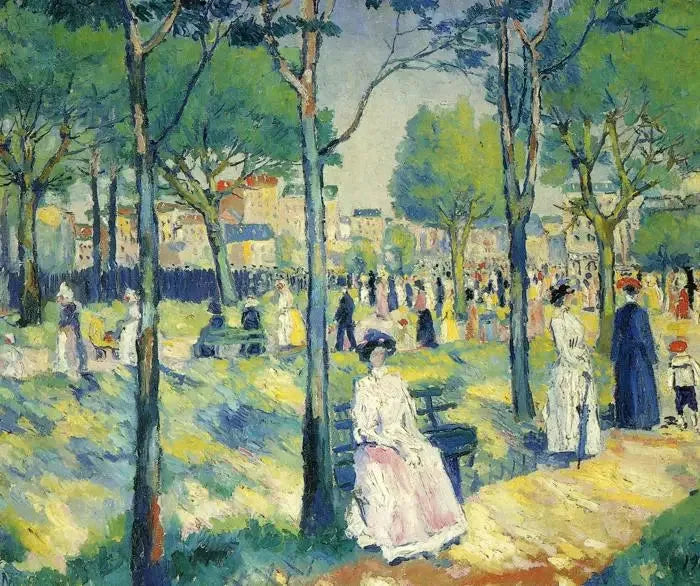 On the Boulevard - Kazimir Malevich