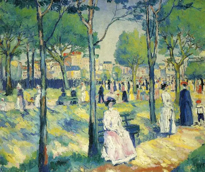On the Boulevard - Kazimir Malevich