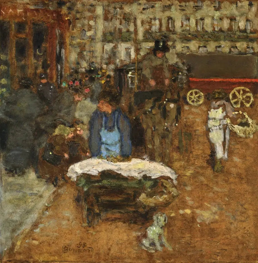 On the Boulevard - Pierre Bonnard