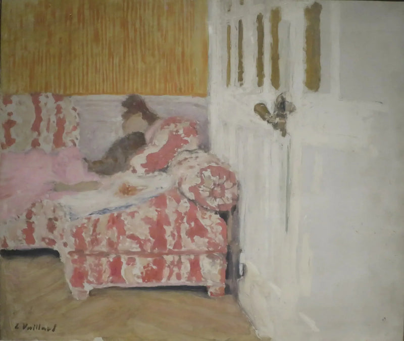 On the sofa - Édouard Vuillard