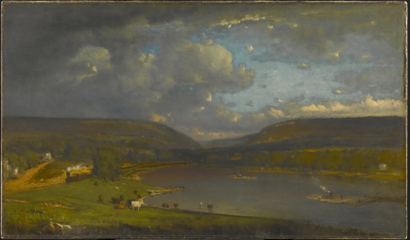 On the Delaware River - George Inness