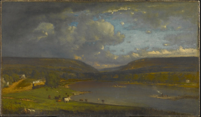 On the Delaware River - George Inness