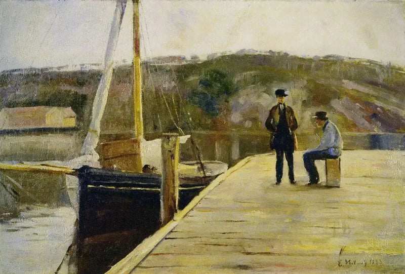 On the Wharf - Edvard Munch
