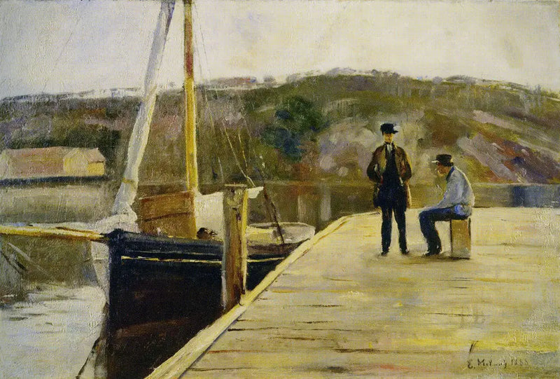 On the Wharf - Edvard Munch
