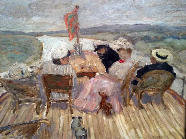 On the Yacht - Pierre Bonnard