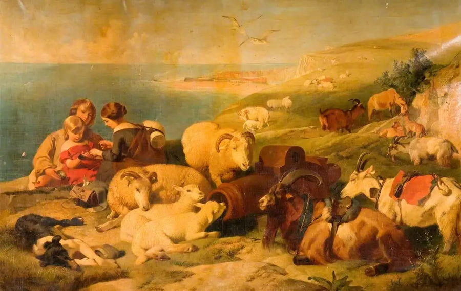 On the Downs - Edwin Henry Landseer