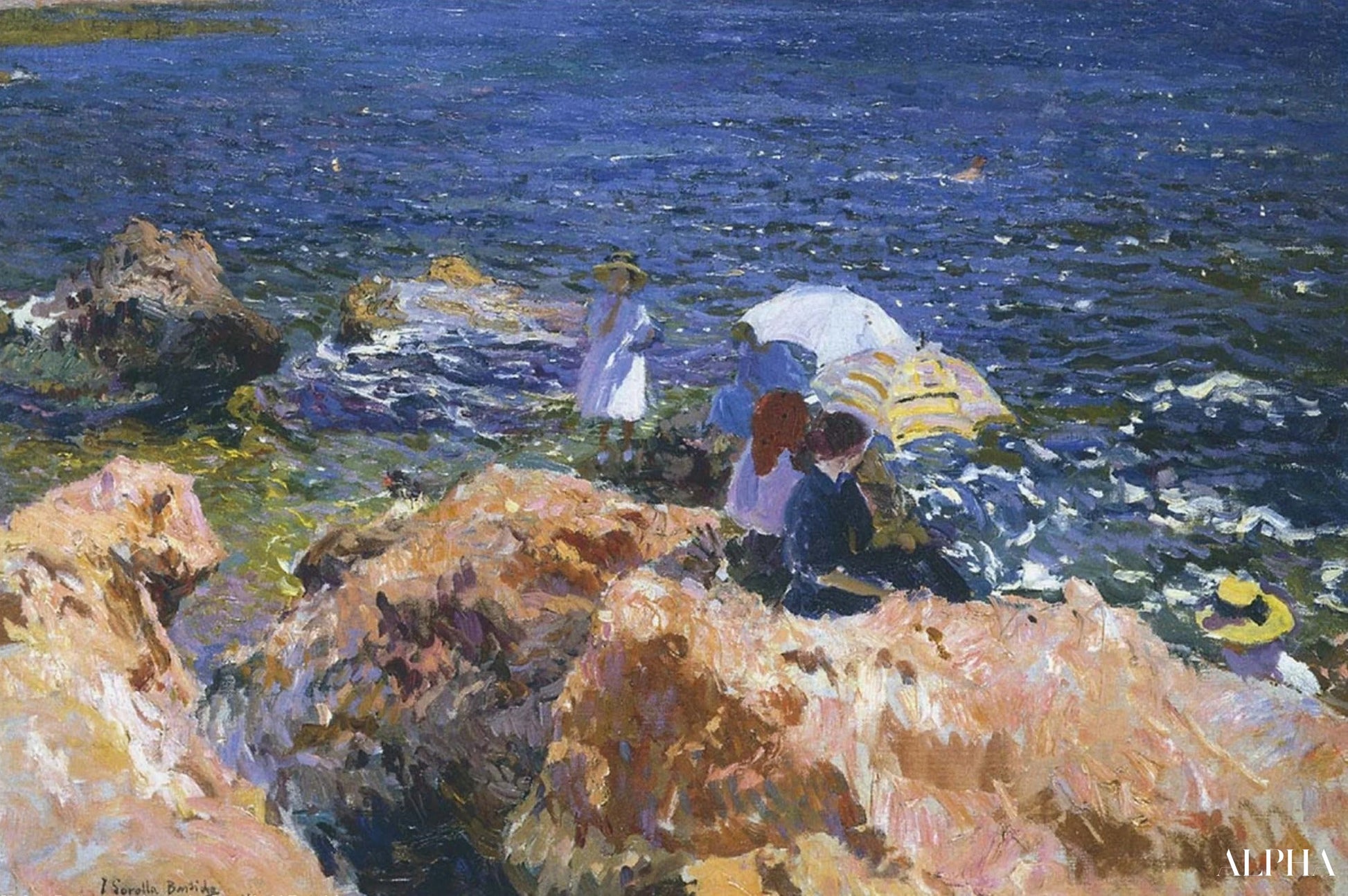 On the Rocks of Javea - Sorolla - High-end reproductions of paintings and artworks