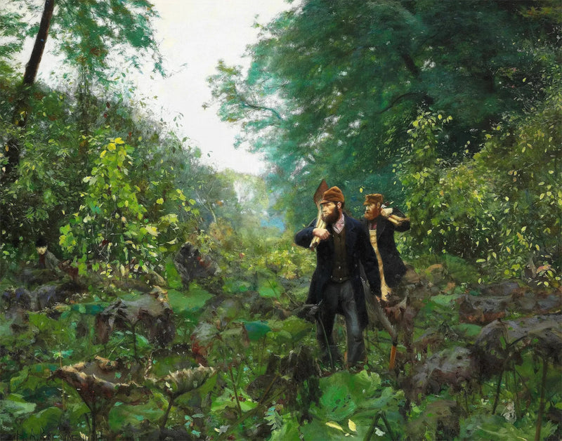 On the forbidden roads - H. A. Brendekilde