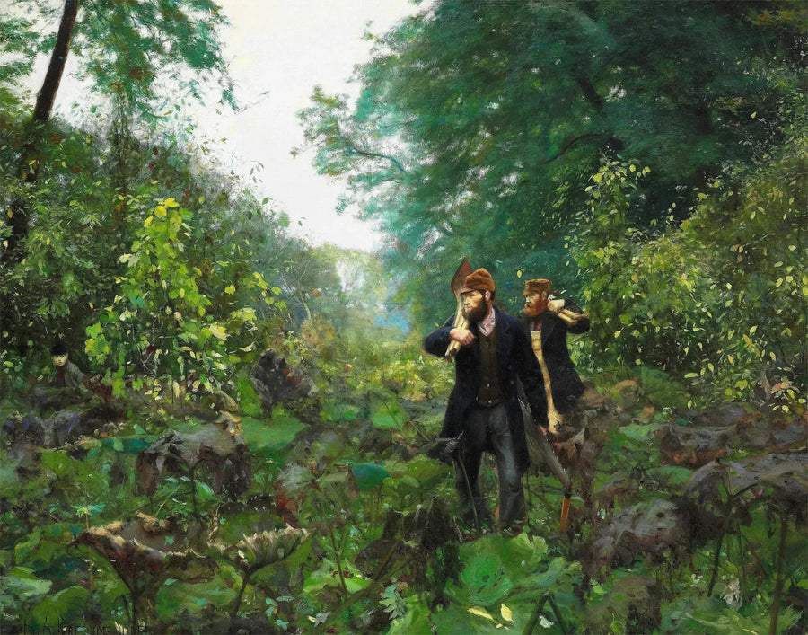 On the forbidden roads - H. A. Brendekilde