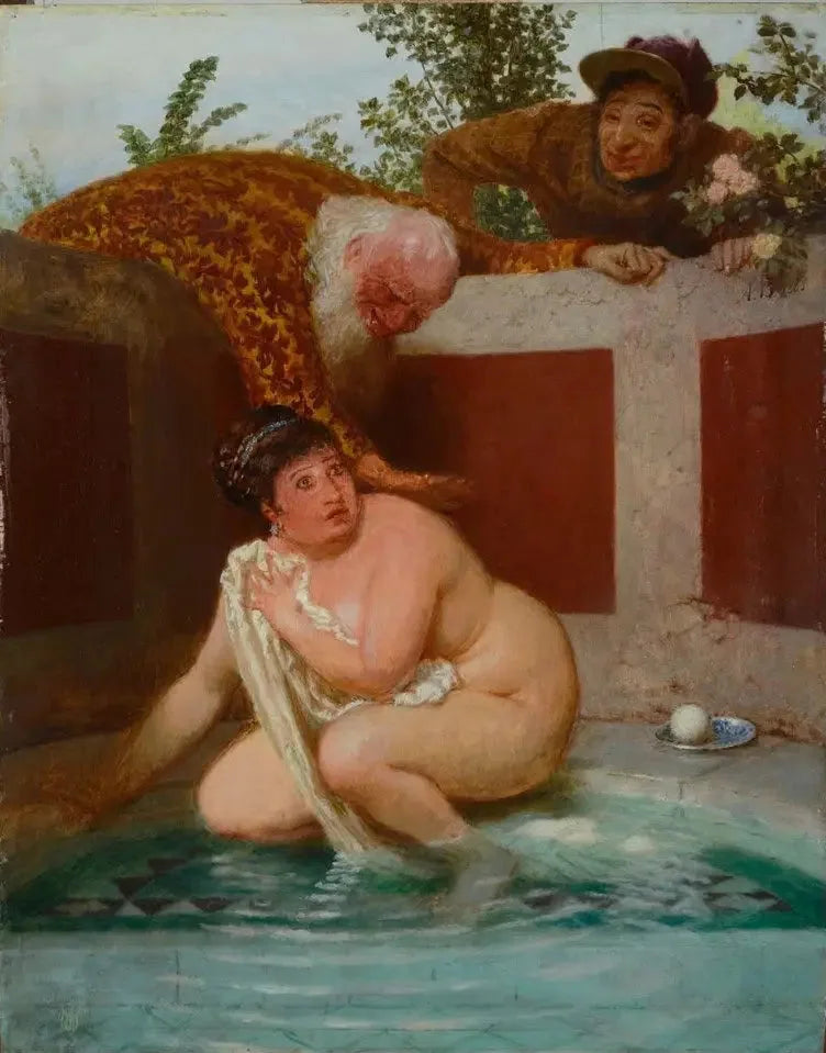 Susanna and the Two Elders - Arnold Böcklin
