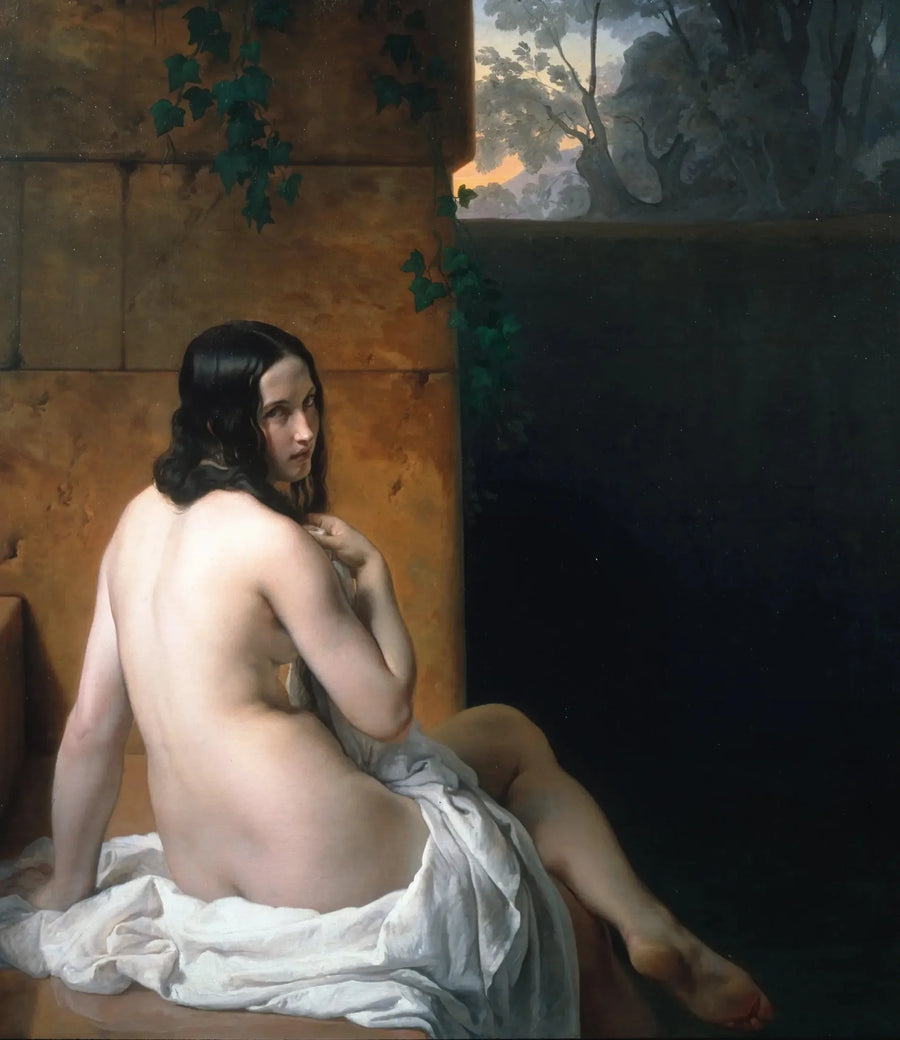 Suzanne at her bath - Francesco Hayez