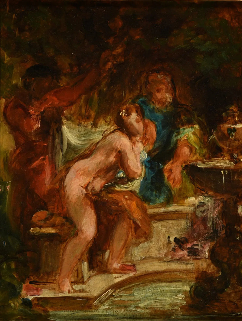 Suzanne and the Elders - Eugène Delacroix