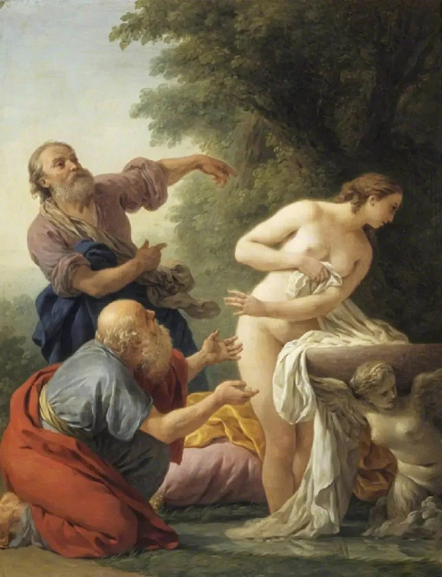 Suzanne et les vieillards - Louis Jean François Lagrenée