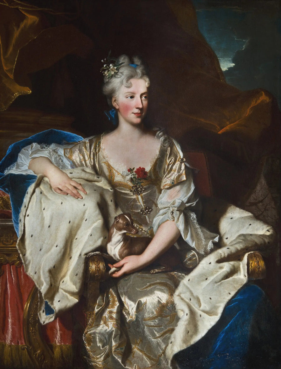 Suzanne-Henriette d'Elbeuf, Duchess of Mantua - Hyacinthe Rigaud