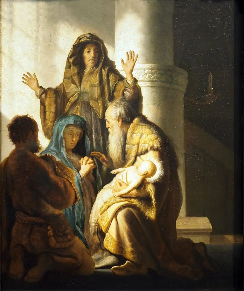 Symeon in the Temple - Rembrandt