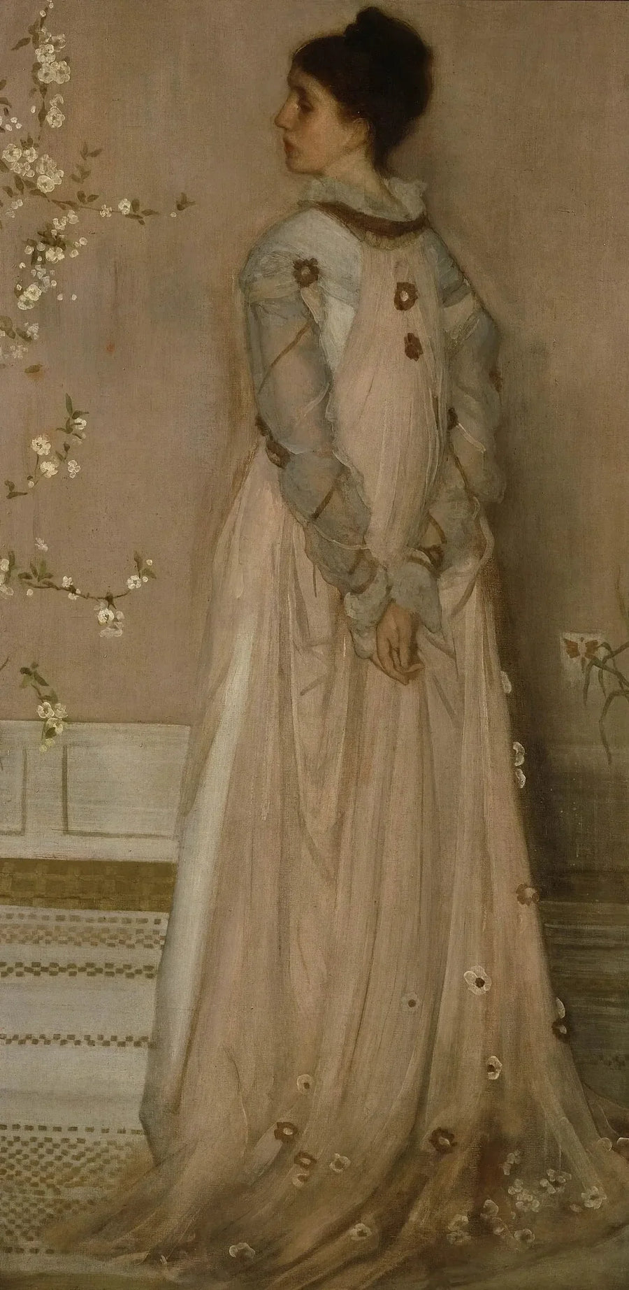 Symphony in Color Chair and Rose - James Abbott McNeill Whistler