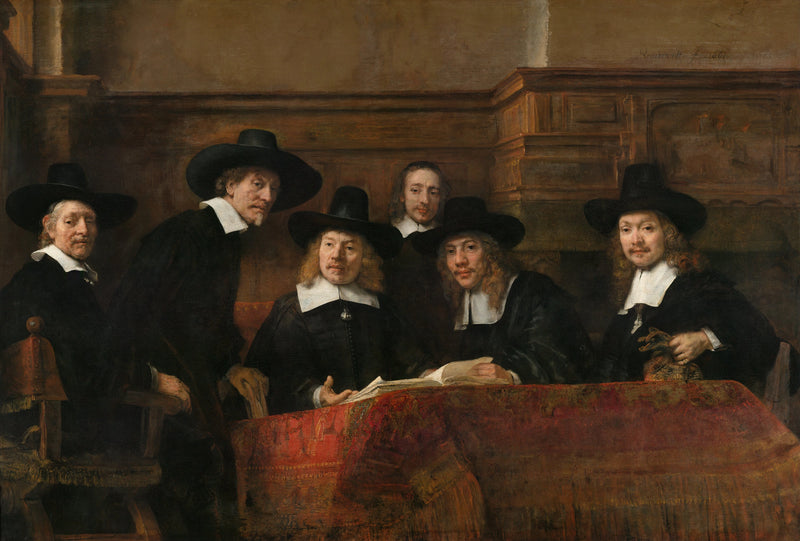 The Syndic of the Drapers' Guild - Rembrandt