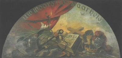 Reproduction du tableau « Ta parole est la vérité - Piet Mondrian » par Alpha Reproduction en peinture à l’huile