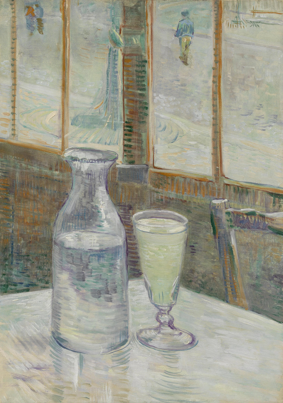 Coffee table with absinthe - Vincent van Gogh