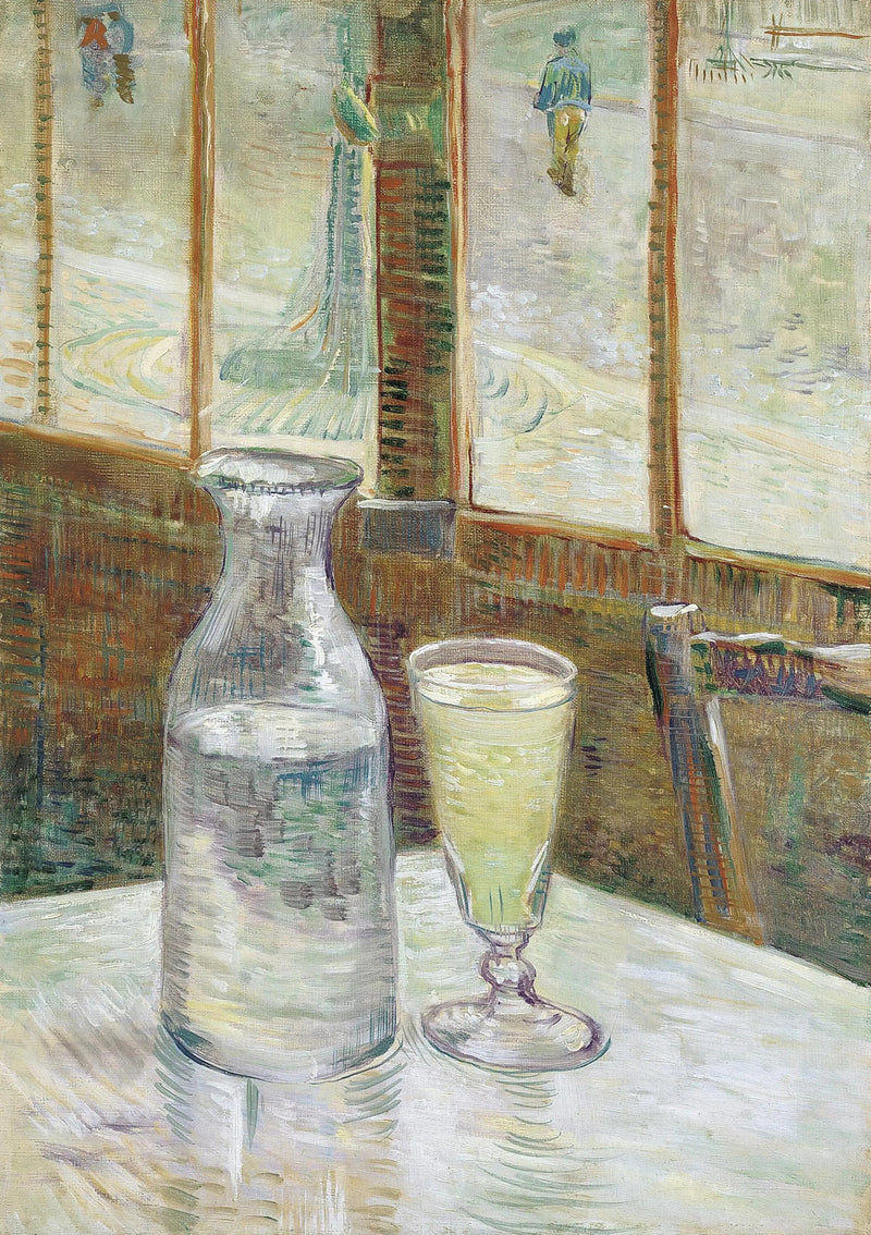 Coffee table with absinthe - Vincent van Gogh